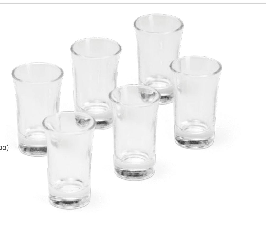 Kit Copo 50ml 6 Peças