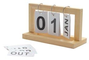 Calendário Permanente Madeira