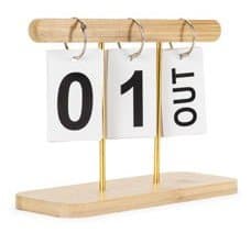 Calendário Permanente Bambu