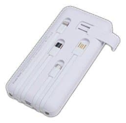 Power Bank 10.000mAh com Lanterna e Multissaídas
