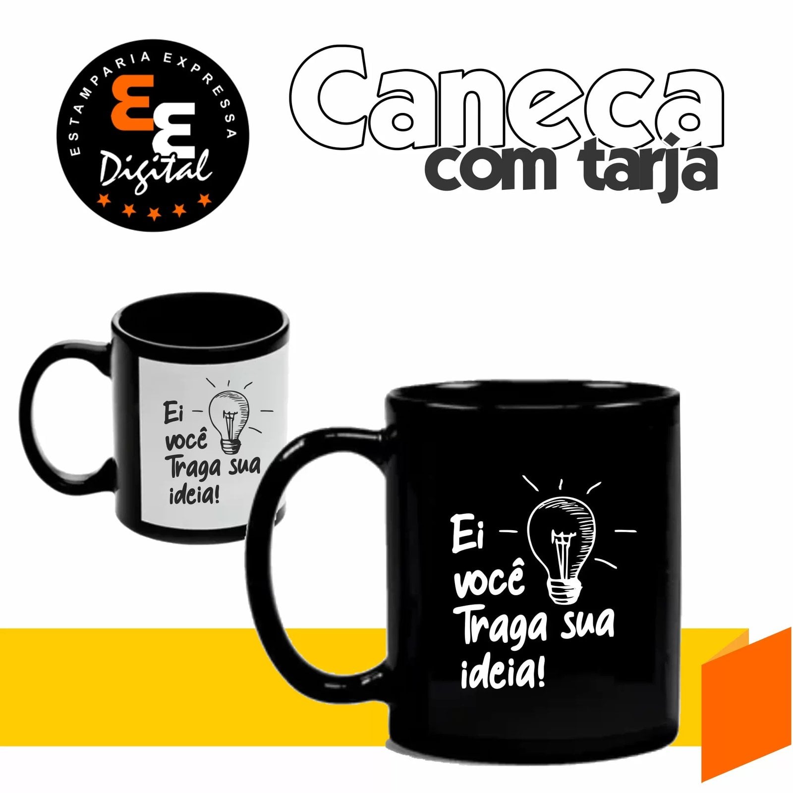 Caneca com Tarja